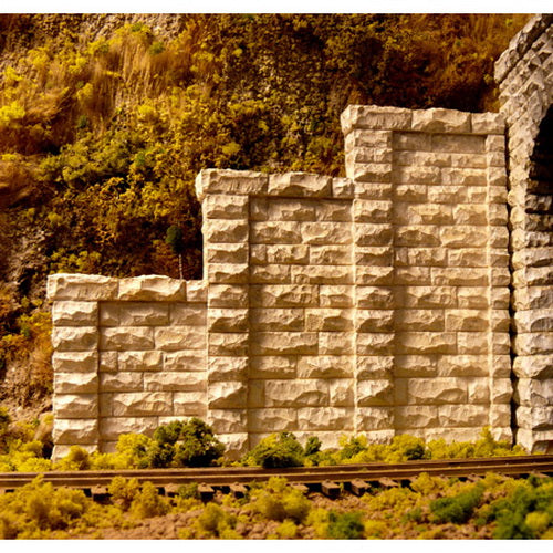 Chooch Enterprises 9801 N Stone Stepped Tunnel Abutment 2-Piece Set