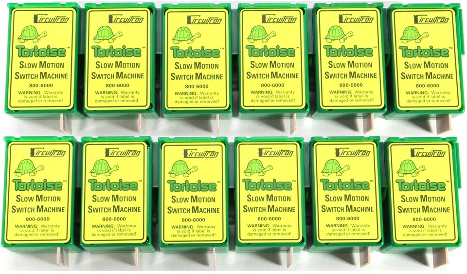 Circuitron 800-6012 Tortoise Slow Motion Switch Machine (Pack of 12)