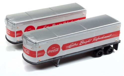 Classic Metal Works 51182 N Mini Metals Coca Cola Aero Van Trailer (Pack of 2)