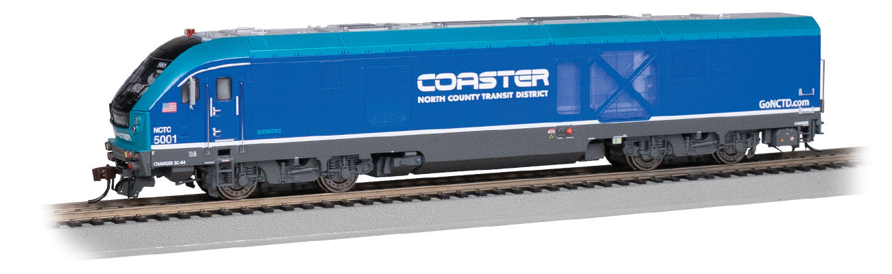 Bachmann 67907 HO NCTD Coaster SC-44 Charger Diesel Locomotive DCC/Sound #5001