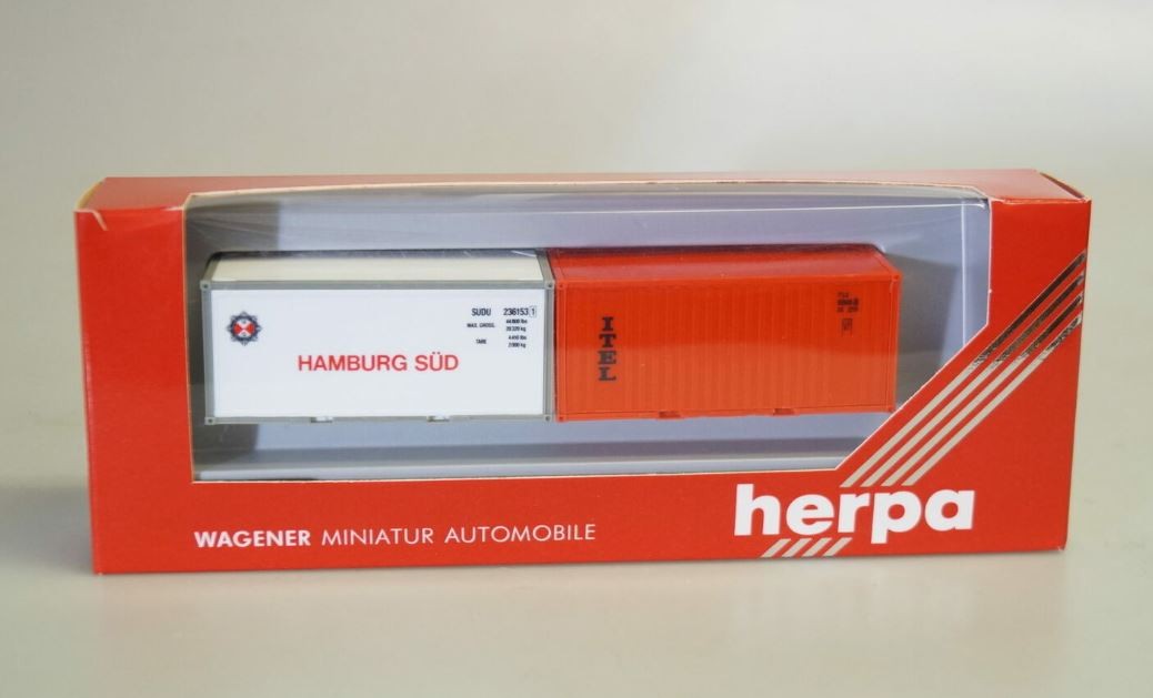 Herpa 7538 HO Scale Cast and Triton Containers