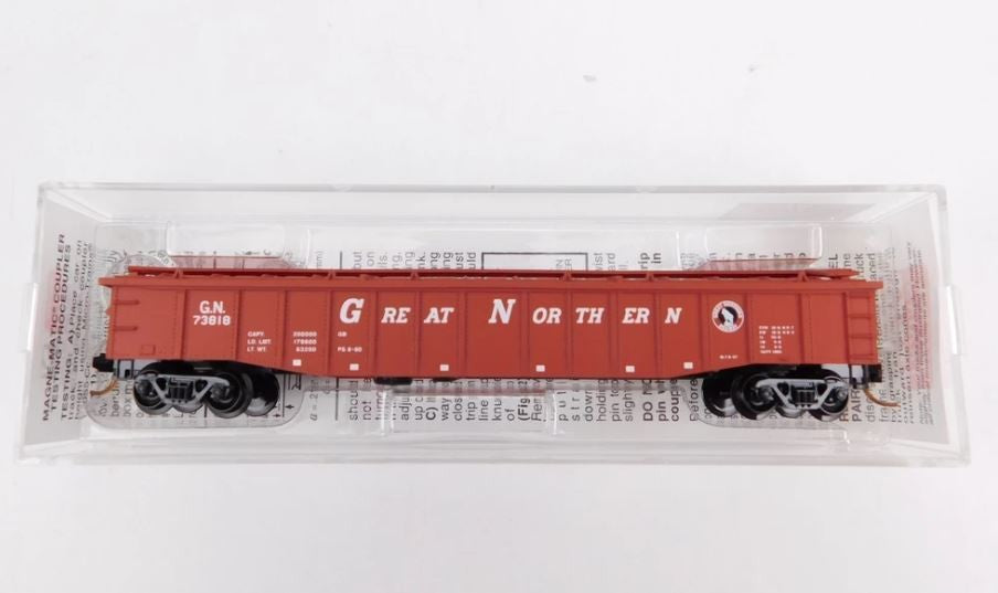 Micro-Trains 10600210 N GN 50’ 15 Panel Steel Side Fixed End Gondola #73818