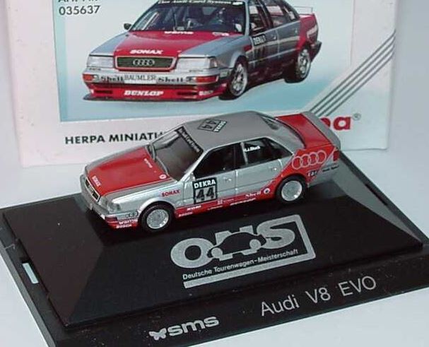 Herpa 035637 1:87 HO SMS Audi V8 EVO #44 Race Car