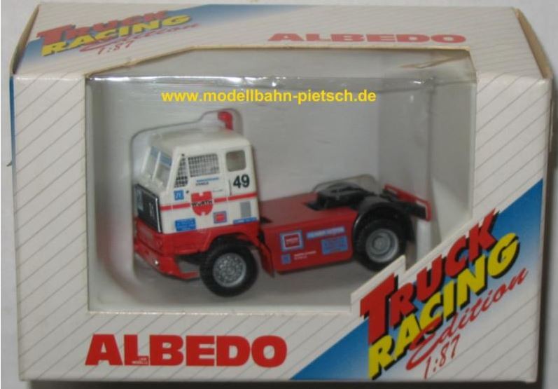 Albedo 600112 Red & White Wurth Race Truck