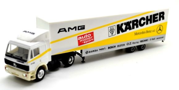Herpa 867013 HO Herpa Motorsport Karcher AMG Mercedes-Benz Tractor Trailer
