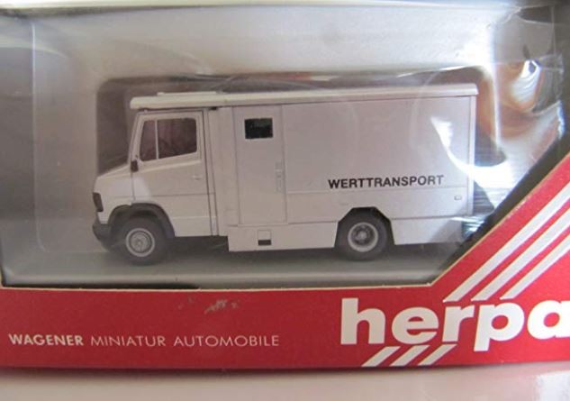 Herpa 4085 HO Werttransport Mercedes-Benz Van White