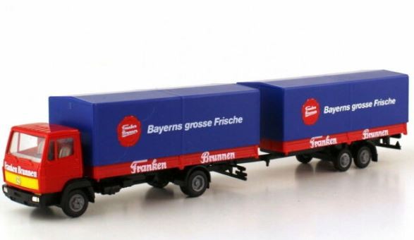 Herpa 828295 HO Franken Fountain Mercedes-Benz Trailer Truck