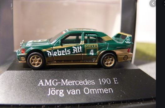 Herpa 0970 1:87 HO Team Diebels Zakspeed AMG Mercedes 190 E #4 Race Car