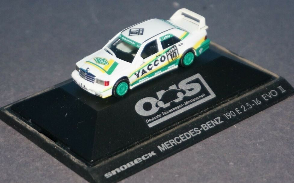 Herpa 3541 HO #10 Snobeck Mercedes-Benz 190 E 2.5-16 EVO II #10 Race Car
