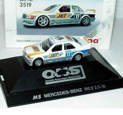 Herpa 3519 1:87 HO JET Mercedes-Benz 190 E 2.5-16 #17 Race Car