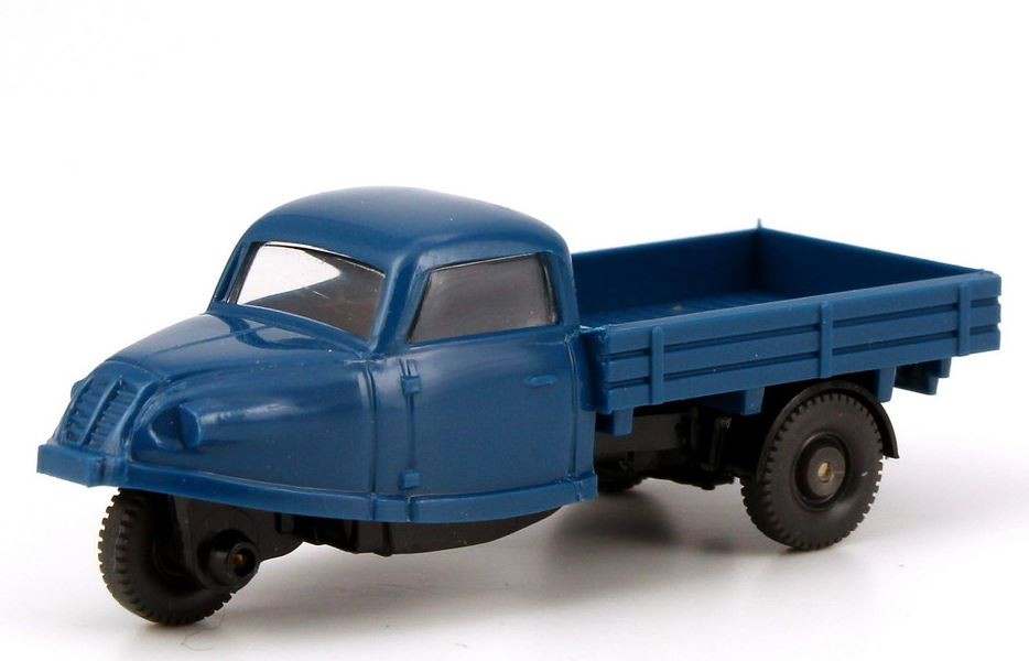 Wiking 330 HO/1:87 Goliath Goli-Trolley Blue without Tarpaulin
