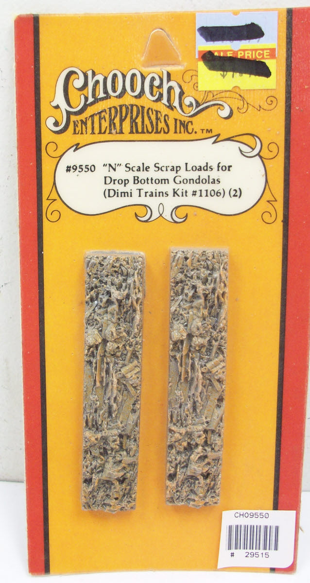 Chooch Enterprises 9550 N Scrap Car Load for Drop Bottom Gondola 2-Piece Set