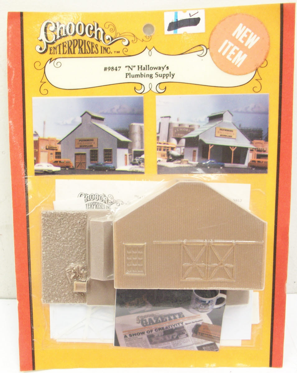 Chooch Enterprises 9847 N Halloway's Plumbing Supply Building Kit