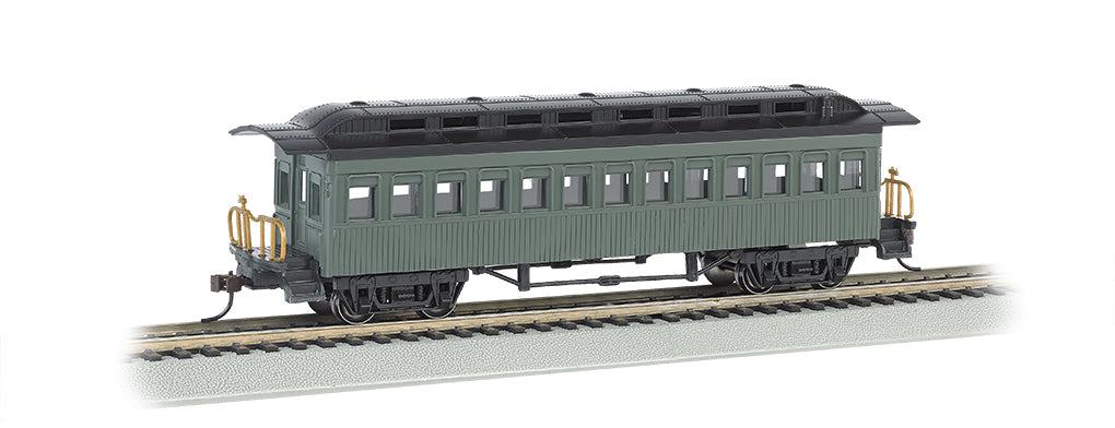 Bachmann 13405 HO Painted & Unlettered Passenger Coach Car (Green)