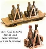 Model Tech Studios D0253 HO Scale Detail Vertical Engines Railcar Load (2)