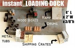 Model Tech Studios D1162 N Scale Loading Dock