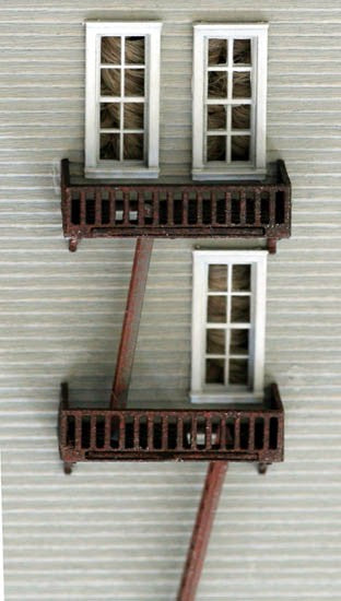 Model Tech Studios 1149 N Scale Fire Escapes Kit