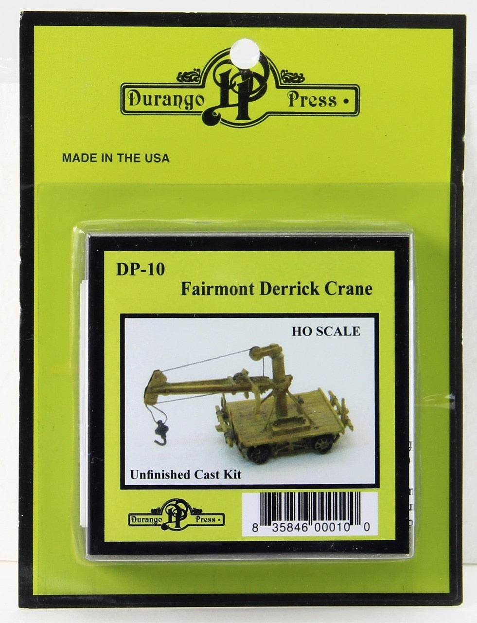 Durango Press 10 HO Fairmont Derrick Crane Kit