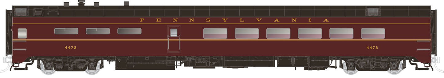 Rapido Trains 124051 HO PRR P-S Lightweight 48-Seat Dining Car #4472
