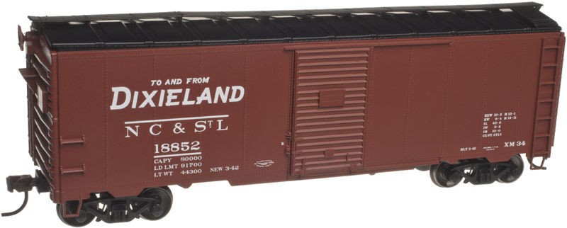 Atlas 21000057 HO Nashville, Chattanooga & St. Louis 40' Box Car #18804