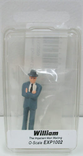 Scenic Express EX1002 O Scale William The Impatient Man Waiting Resin Figure