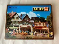 Faller B-321 HO Scale Concession Booths Building Kits