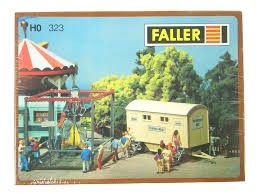 Faller 323 HO Scale Toilet Wagon and Kiddie Strength Game Building Kit