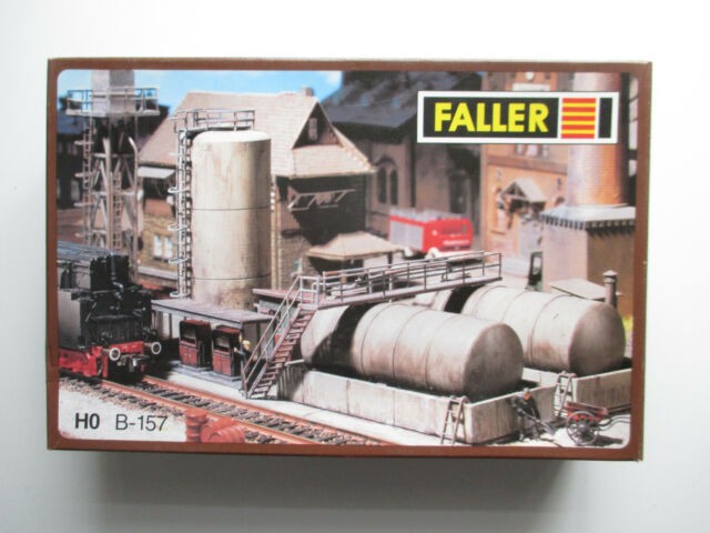 Faller B-157 HO Scale Diesel Fuel Facility Building Kit