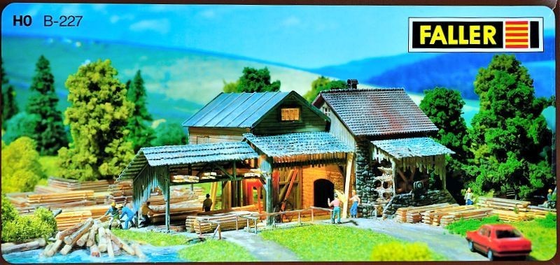 Faller B-227 HO Saw Mill Building Kit