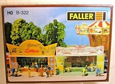 Faller B-322 HO Carnival Flower and Confections Booths Building Kits