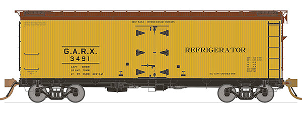 Rapido Trains 121054 HO General American GARX 37' Meat Reefer (Set of 4)