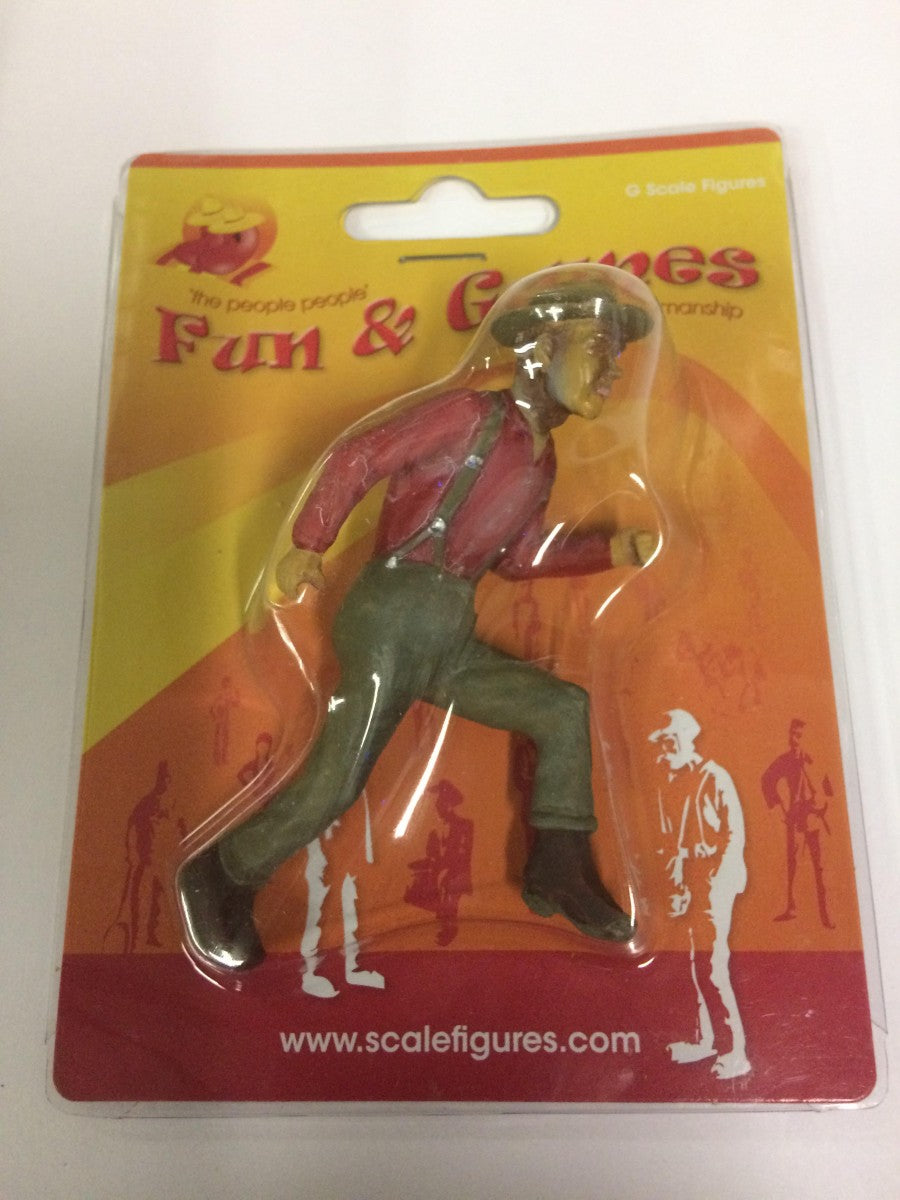 F&G GLOG03 Handpainted G Scale Chock Setter Figure