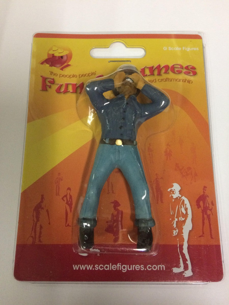 F&G GLOG08 Handpainted G Scale Shouting Man Figure