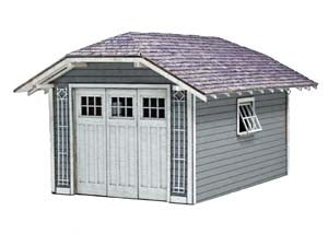 New Rail Models NR006H Classic 1920's Garage Laser Cut Wood Building Kit