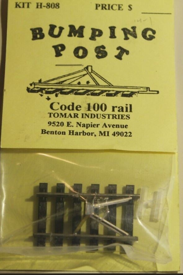 Tomar Industries H-808 HO Scale Bumping Post