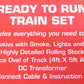 USA Trains R72300 G Denver & Rio Grande Western NW-2 Train Starter Set