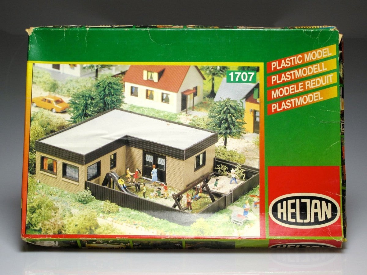 Heljan 1707 HO Kindergarten School Building Kit