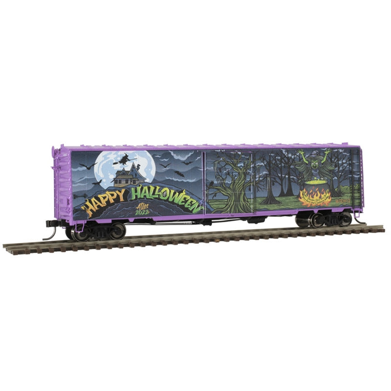 Atlas 20006954 HO Happy Halloween 50' Postwar Single Door Box Car