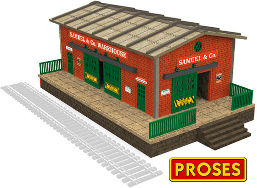 Bachmann 39118 HO Warehouse with Motorized Working Doors Building Kit