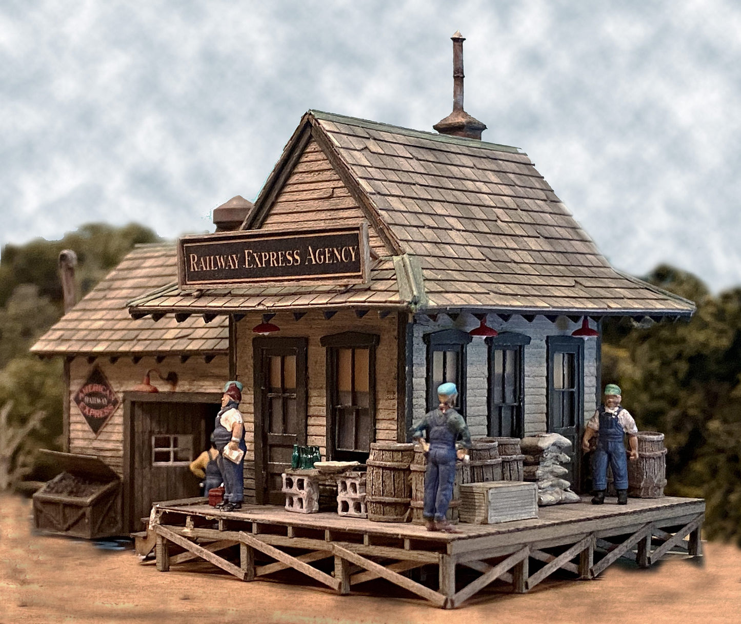 Bar Mills 0352 HO REA Depot at Cranberry Building Kit