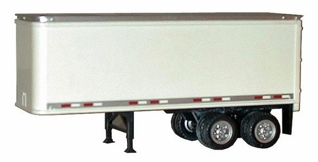 Herpa 460000 HO 27' 2-Axle Van w/Edge Striping American Style Semi Trailer