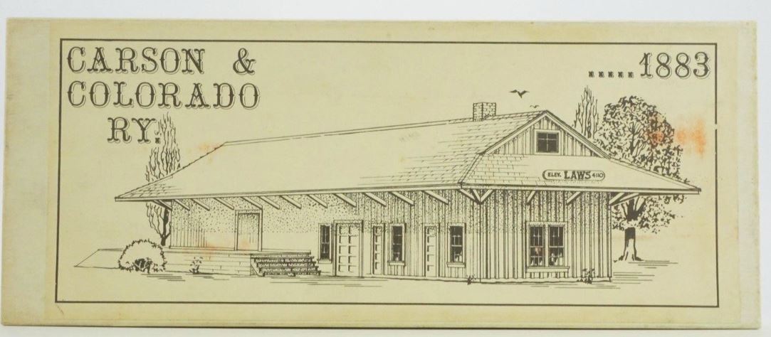 Historical Scale Miniatures LD-6 HO Carson & Colorado Ry Laws Depot Building Kit