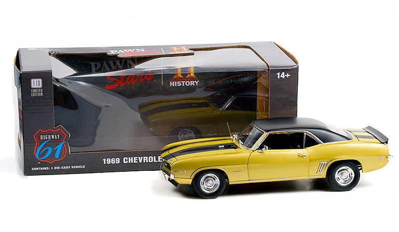 Highway 61 18032 1:18 Pawn Star TV Series 1969 Chevrolet Camaro Z/28 Car