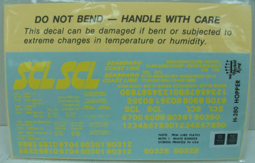 Herald King H-380 HO Scale Hopper Decal
