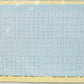 Herald King N-2W HO Scale R.R. Roman Numbers 12"x18