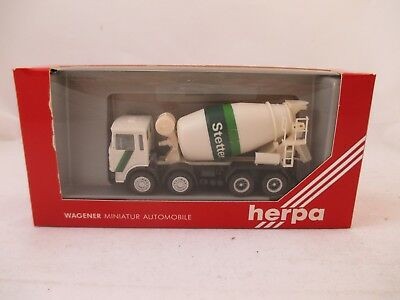 Herpa 820020 HO Stetter MAN F8 4-Axle Concrete Mixer