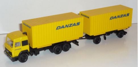 Herpa 847041 HO DANZAS Iveco Turbo Star Tractor Trailer