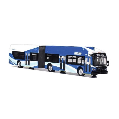 Iconic Replicas 870197 HO Laker Line New Flyer Xcelsior XN60 Articulated Bus