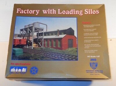 IHC 3503 HO Factory with Loading Silos Building Kit