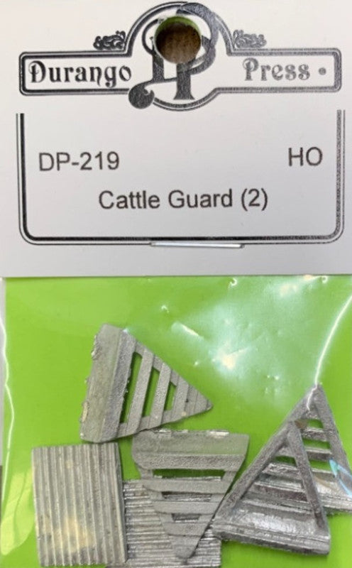 Durango Press 219 HO Unfinished Cast Metal Cattle Guards (Pack of 2)